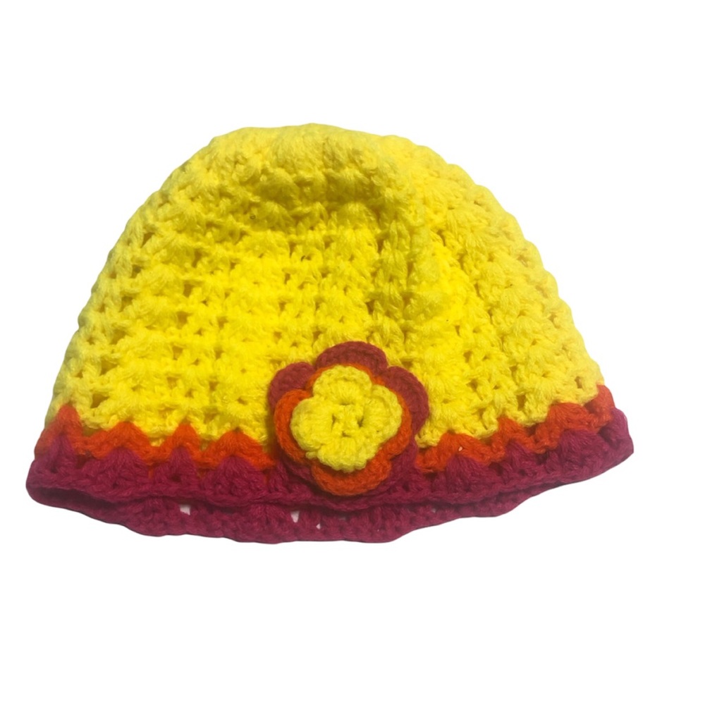 American Girl Crocheted Flower Hat for Girls